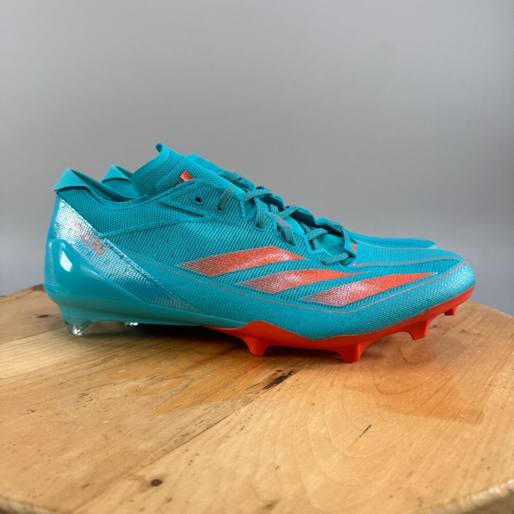 Adidas SM Adizero Electric Men's Size 13 Miami Dolphins‎ Team PE Cleats IH5032